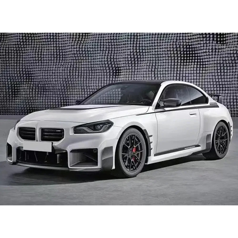 Dry Carbon Fiber Bodykit  Fit for  M2 G87 2023-IN  Body Kit MP Style Front Bumper Lip Side Skirts